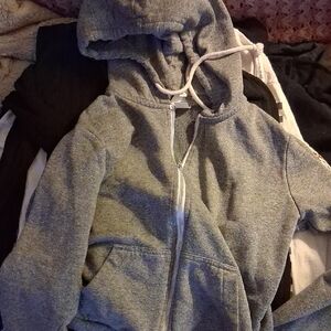 Kids Gray Hoodie Jacket